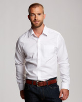 Tailored Fit Spread Collar Nailshead WH_PRO_HG 1