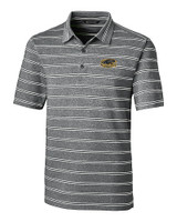 Wisconsin-Milwaukee Panthers Cutter & Buck Forge Epic Confidence Recycled Heathered Stripe Stretch Mens Polo Black Mannequin