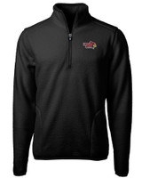 Illinois State Redbirds Cutter & Buck Cascade Eco Sherpa Fleece Mens Quarter Zip Jacket BL_MANN_HG 1