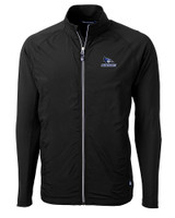 Creighton Bluejays Cutter & Buck Adapt Eco Knit Hybrid Recycled Mens Big & Tall Full Zip Jacket BL_MANN_HG 