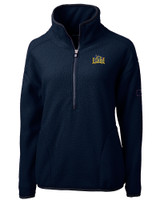 Drexel Dragons Cutter & Buck Cascade Eco Fleece Womens Pullover Jacket NVBU_MANN_HG 
