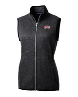 UNLV Rebels Cutter & Buck Mainsail Basic Sweater-Knit Womens Full Zip Vest CCH_MANN_HG 1