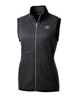 Middle Tennessee Blue Raiders Cutter & Buck Mainsail Sweater Knit Womens Full Zip Vest CCH_MANN_HG 