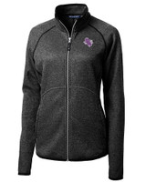 Stephen F Austin Lumberjacks Cutter & Buck Mainsail Sweater-Knit Womens Full Zip Jacket CCH_MANN_HG 