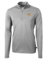 Tennessee Tech Golden Eagles Cutter & Buck Virtue Eco Pique Recycled Quarter Zip Mens Big & Tall Pullover POL_MANN_HG 
