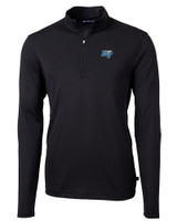 Middle Tennessee Blue Raiders Cutter & Buck Virtue Eco Pique Recycled Quarter Zip Mens Big & Tall Pullover BL_MANN_HG 