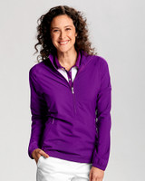 Cutter & Buck Long Sleeve Womens Jackie 3/4 Zip BLB_PRO_HG 1
