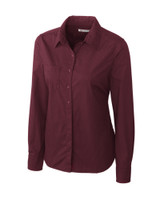 Cutter & Buck Long Sleeve Womens Drop Shot Dot Print Shirt BRD_PRO_HG 1