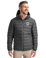 Butler Bulldogs Cutter & Buck Mission Ridge Repreve® Eco Insulated Mens Puffer Jacket Elemental Grey Front