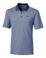 Northern Arizona Lumberjacks Cutter & Buck Forge Tonal Stripe Stretch Mens Big and Tall Polo Indigo Mannequin
