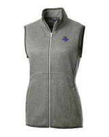 Tulsa Golden Hurricanes Cutter & Buck Mainsail Basic Sweater-Knit Womens Full Zip Vest POH_MANN_HG 1