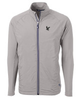 Embry-Riddle Eagles Cutter & Buck Adapt Eco Knit Hybrid Recycled Mens Big & Tall Full Zip Jacket POL_MANN_HG 