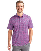 Cutter & Buck Pike Magnolia Print Stretch Men's Polo GENV_PRO_HG 1
