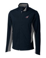 Arizona Cardinals Americana Cutter & Buck Navigate Softshell Mens Big and Tall Full Zip Jacket LYN_MANN_HG 1