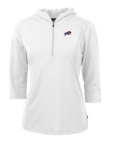 Buffalo Bills Americana Cutter & Buck Virtue Eco Pique Recycled Half Zip Pullover Womens Hoodie WH_MANN_HG 1