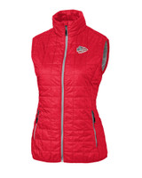 Kansas City Chiefs Americana Cutter & Buck Rainier PrimaLoft® Womens Eco Insulated Full Zip Puffer Vest RD_MANN_HG 1