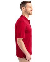 Jacksonville Jaguars Americana Cutter & Buck Forge Stretch Mens Polo Cardinal Red Side