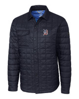 Detroit Tigers Stars & Stripes Cutter & Buck Rainier PrimaLoft® Mens Eco Insulated Quilted Shirt Jacket DN_MANN_HG 1