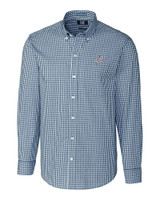 Atlanta Braves Stars & Stripes Cutter & Buck Easy Care Stretch Gingham Mens Big and Tall Long Sleeve Dress Shirt LYN_MANN_HG 1