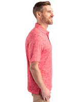 Chicago White Sox Stars & Stripes Cutter & Buck Pike Constellation Print Stretch Mens Polo Red Side