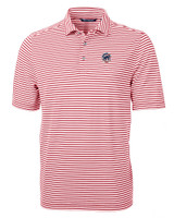 Chicago Cubs Stars & Stripes Cutter & Buck Virtue Eco Pique Stripe Recycled Mens Polo CDR_MANN_HG 1
