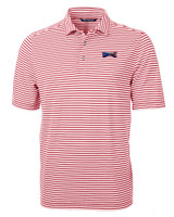 Philadelphia Eagles Americana Cutter & Buck Virtue Eco Pique Stripe Recycled Mens Polo CDR_MANN_HG 1