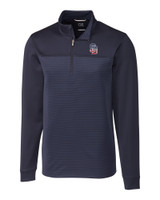 San Diego Padres Stars & Stripes Cutter & Buck Traverse Stripe Stretch Quarter Zip Mens Pullover LYN_MANN_HG 1