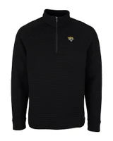 Jacksonville Jaguars Cutter & Buck Big & Tall Coastal Half-Zip Black Mannequin