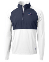 Seattle Seahawks Americana Cutter & Buck Adapt Eco Knit Hybrid Recycled Mens Quarter Zip WHNV_MANN_HG 1