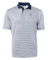 Atlanta Braves Stars & Stripes Cutter & Buck Virtue Eco Pique Micro Stripe Recycled Mens Big & Tall Polo NVBW_MANN_HG 1