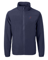 New York Giants Americana Cutter & Buck Charter Eco Knit Recycled Big & Tall Full-Zip Jacket NVBU_MANN_HG 1