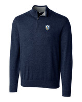 Los Angeles Chargers Historic Cutter & Buck Lakemont Tri-Blend Mens Big and Tall Quarter Zip Pullover Sweater LYN_MANN_HG 1