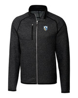 Los Angeles Chargers Historic Cutter & Buck Mainsail Sweater-Knit Mens Big and Tall Full Zip Jacket CCH_MANN_HG 1