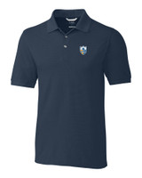 Los Angeles Chargers Historic Cutter & Buck Advantage Tri-Blend Pique Mens Big and Tall Polo LYN_MANN_HG 1