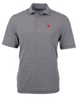 Tampa Bay Buccaneers Historic Cutter & Buck Virtue Eco Pique Stripe Recycled Mens Big and Tall Polo BL_MANN_HG 1