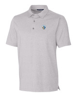 Los Angeles Chargers Historic Cutter & Buck Forge Heathered Stretch Mens Polo POH_MANN_HG 1