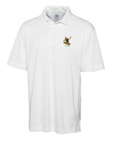 Pittsburgh Steelers Historic Cutter & Buck CB Drytec Genre Textured Solid Mens Polo WH_MANN_HG 1