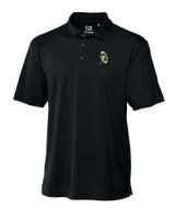 Green Bay Packers Historic Cutter & Buck Genre Textured Solid Mens Polo Black Mannequin