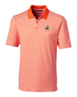 Cleveland Browns Historic Cutter & Buck Forge Tonal Stripe Stretch Mens Polo CLO_MANN_HG 1