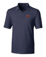 Chicago Bears Historic Cutter & Buck Forge Pencil Stripe Stretch Mens Big and Tall Polo LYN_MANN_HG 1