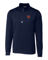 Chicago Bears Historic Cutter & Buck Traverse Stretch Quarter Zip Mens Pullover LYN_MANN_HG 1