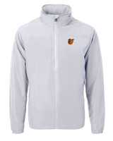 Baltimore Orioles Cutter & Buck Charter Eco Recycled Mens Full-Zip Jacket POL_MANN_HG 1