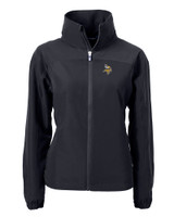 Minnesota Vikings Cutter & Buck Charter Eco Recycled Womens Full-Zip Jacket BL_MANN_HG 1