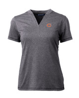 Chicago Bears Cutter & Buck Forge Heathered Stretch Womens Blade Top CCH_MANN_HG 1
