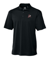 Arkansas Razorbacks College Vault Cutter & Buck Genre Textured Solid Mens Polo Black Mannequin