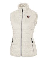 Auburn Tigers College Vault Cutter & Buck Rainier PrimaLoft® Womens Eco Insulated Full Zip Puffer Vest CCO_MANN_HG 1