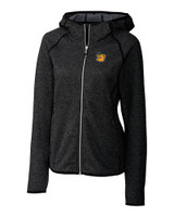 Baylor Sailor Bear College Vault Cutter & Buck Mainsail Full Zip Hooded Womens Jacket CCH_MANN_HG 