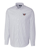 Auburn Tigers College Vault Cutter & Buck Stretch Oxford Stripe Mens Long Sleeve Dress Shirt LTB_MANN_HG 1