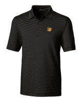 Baylor Sailor Bear College Vault Cutter & Buck Forge Pencil Stripe Stretch Mens Big and Tall Polo BL_MANN_HG 