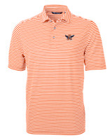 Auburn Tigers College Vault Cutter & Buck Virtue Eco Pique Stripe Recycled Mens Big and Tall Polo CLO_MANN_HG 1